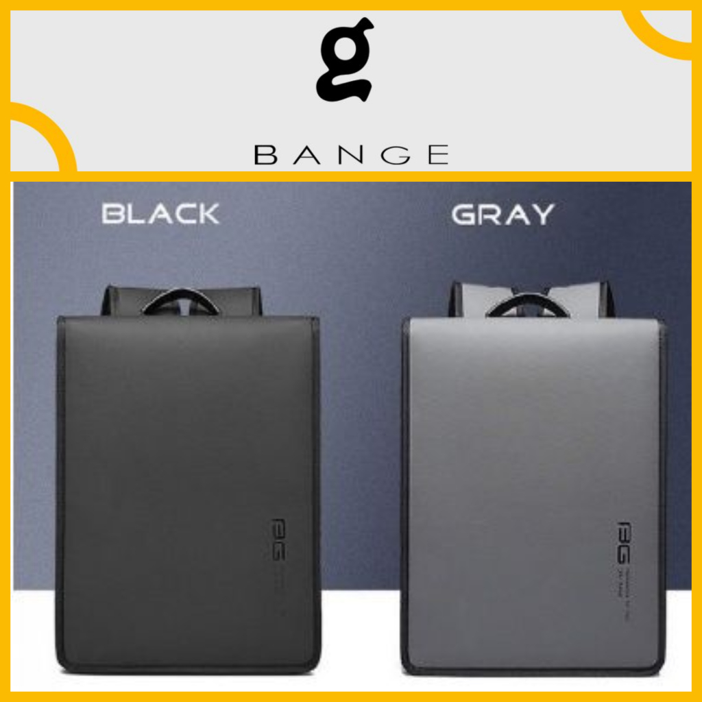 Bange Elegant Classy  Laptop Backpack tas ransel pria desain minimalis keren 7252 egjoaz