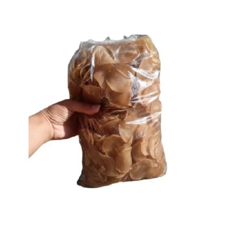 

terlaris!!KERUPUK PULI MENTAH 500 gram/kerupuk rambak/kerupuk rasa bawang/kerupuk puli khas madura