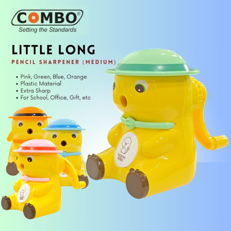 

Serutan Pensil Putar / Rautan Meja Lucu / Auto Pencil Sharpener SH-709 / Serutan Pensil Little Long / Table Mechanical Sharpener