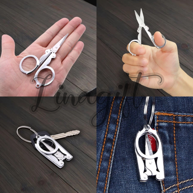 

( 1 Pc ) KENMASTER GUNTING BESI LIPAT 8 CM ( H800 ) KECIL HERO / TRIP HANDY METAL SCISSOR MINI SMALL