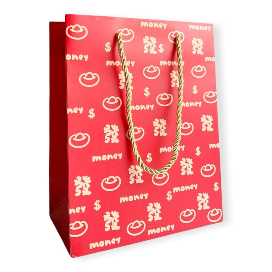 

Paper Bag Motif Imlek Chinese New Year Scoop Kantong Kertas Merah Bahan Kertas Ukuran 23x18x10 Cm