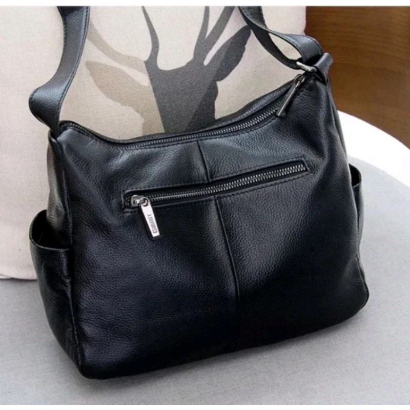 Tas Selempang Wanita - Tas Sapi Asli (size M-L) - Tas Kulit Asli Selempang Wanita | Tas Kulit Asli |