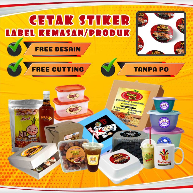 

Stiker Label Kemasan / Stiker Label Produk / Stiker Brand