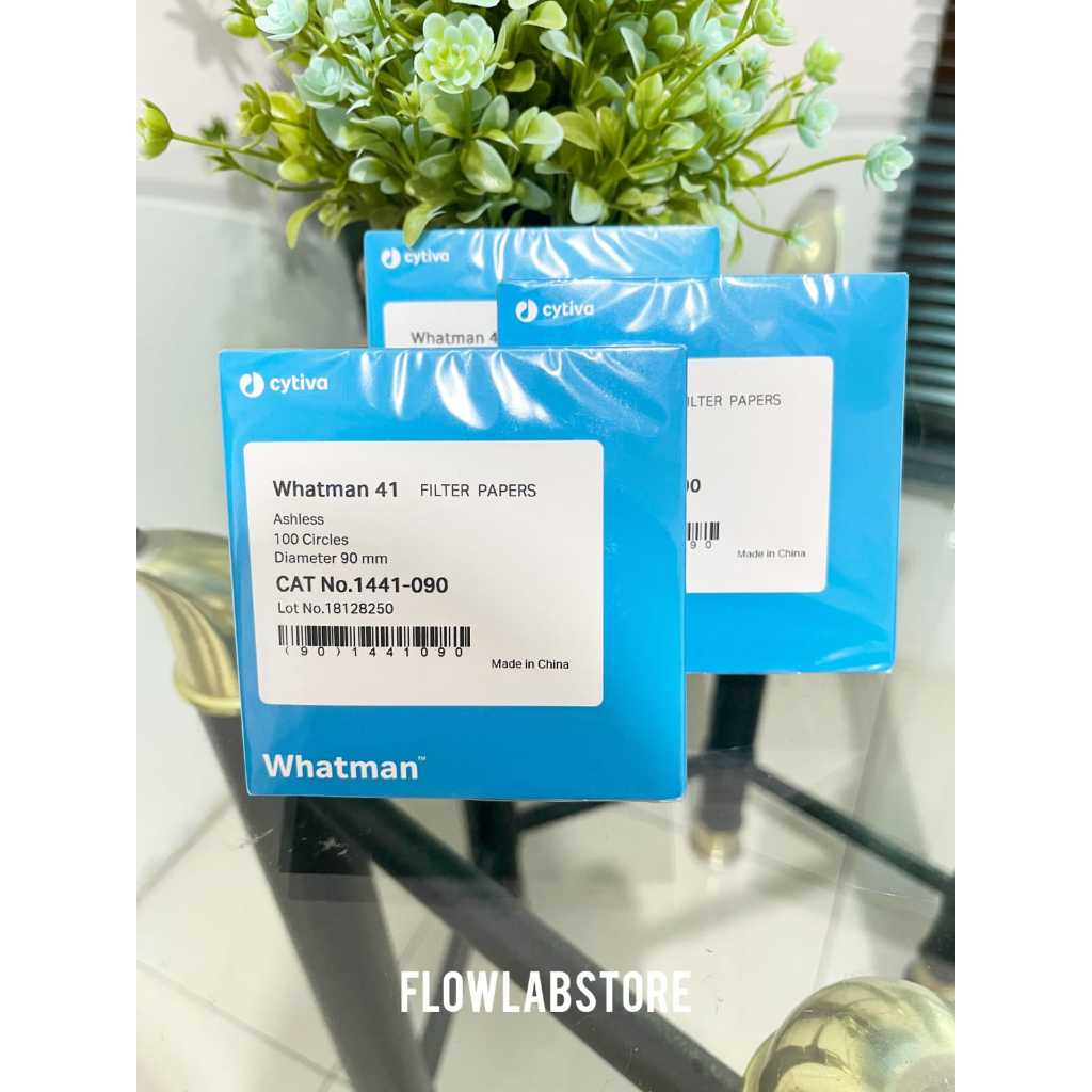 Whatman 41 Filter Papers Diameter 90mm 1441-090 Isi 100/pack