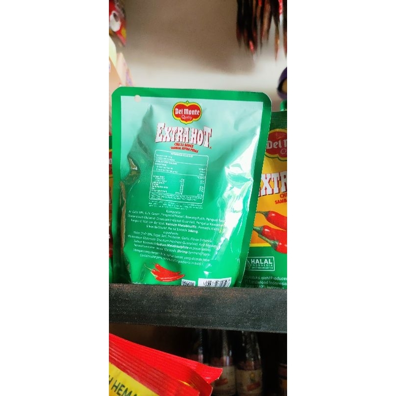 

saos demonte extra hot/ saus extra hot /saus chili /sambal pedas / saos pedas