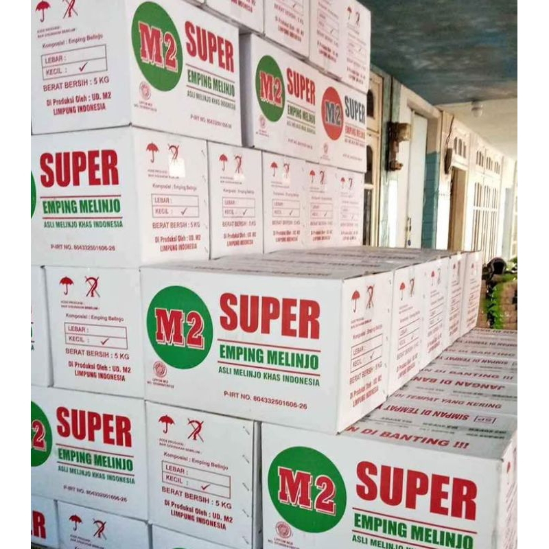 

Super Emping Melinjo M12 Kecil 1kg