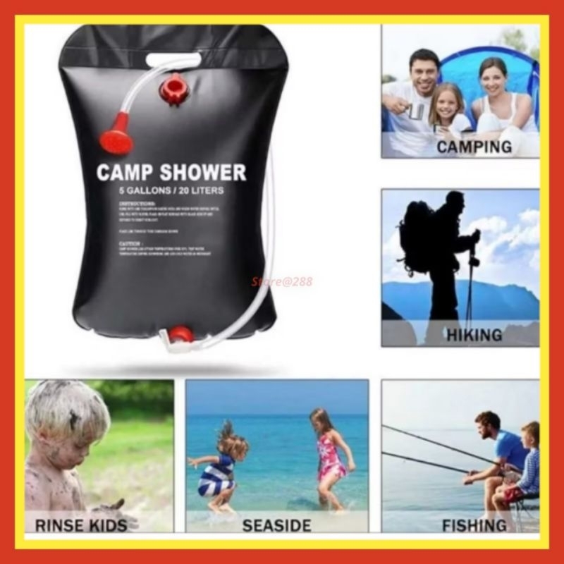 Kantong Air Shower Mandi Camp Shower Bag 20 L - YYEDC
