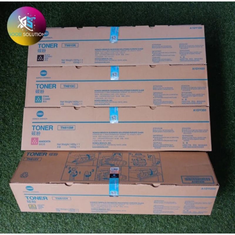 Toner TN615 TN622 Original segel biru For konica minolta