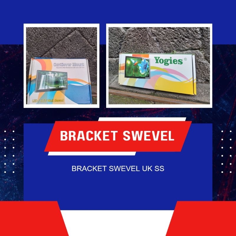 BRACKET TV BERDIRI 32 - 60INCH / MAXIMAL VESA 43 X 43 / BRACKET TV BANDUNG YOGIES / JUAL BRACKET TV 
