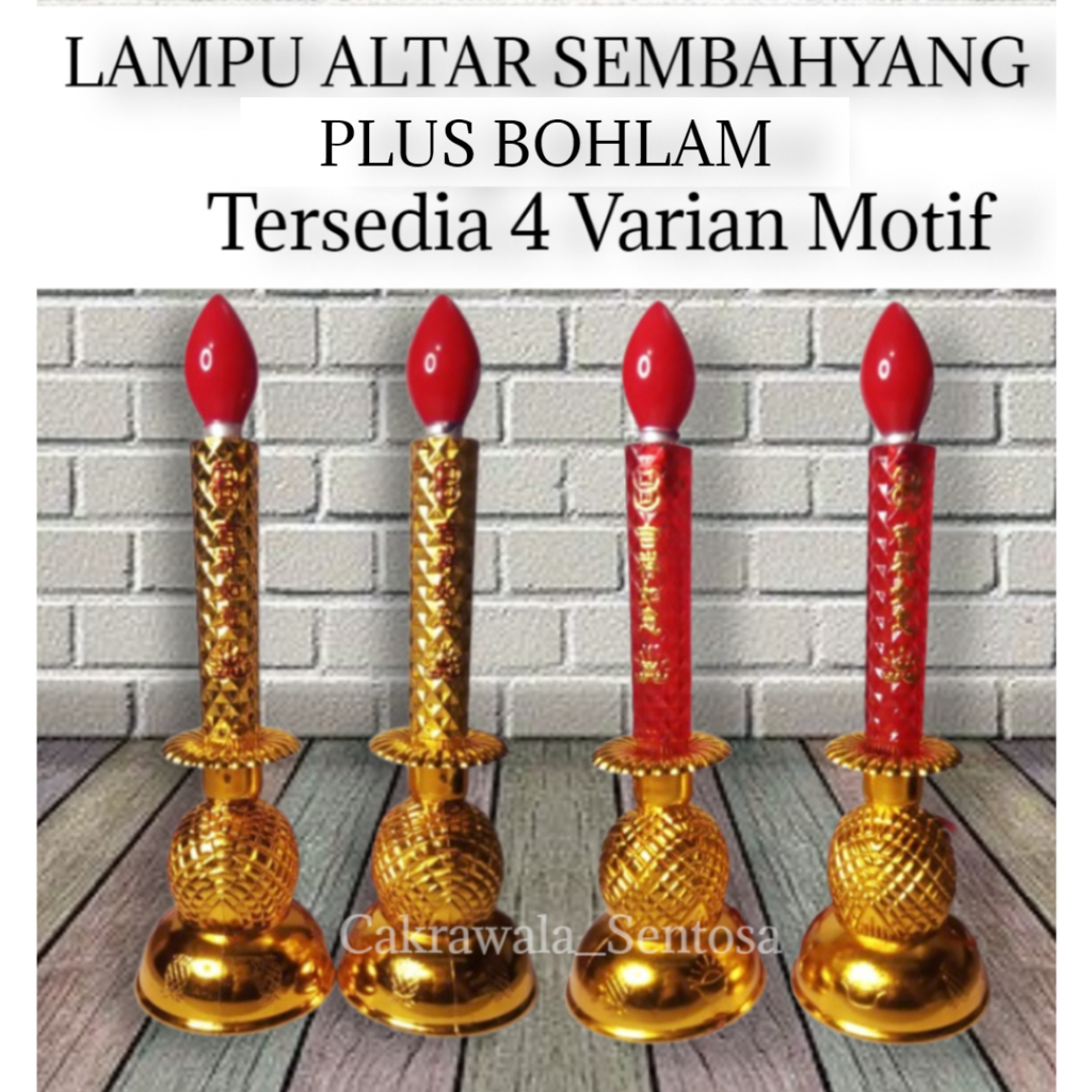 Lampu Altar Sembahyang Free Bohlam Penerangan Altar