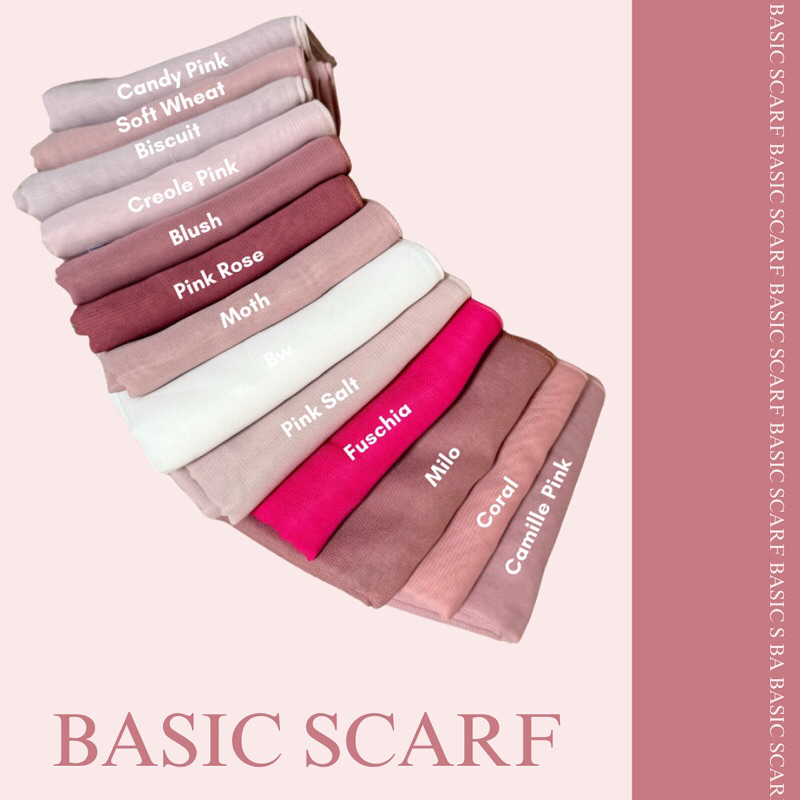 Heyya Hijab - Hijab Segi Empat Premium Polos[Basic Scarf]