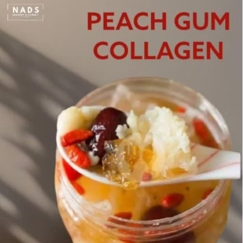 

Peach gum Collagen dessert healthy Premium Dessert 400 ml