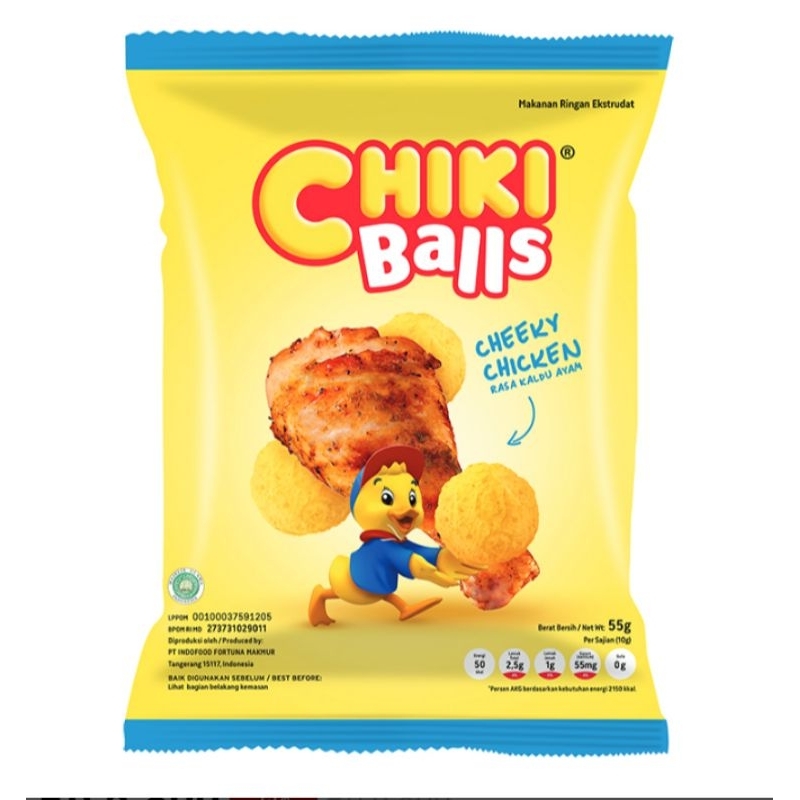 

CHIKI Balls Makanan Ringan Cheeky Chicken 55 gram