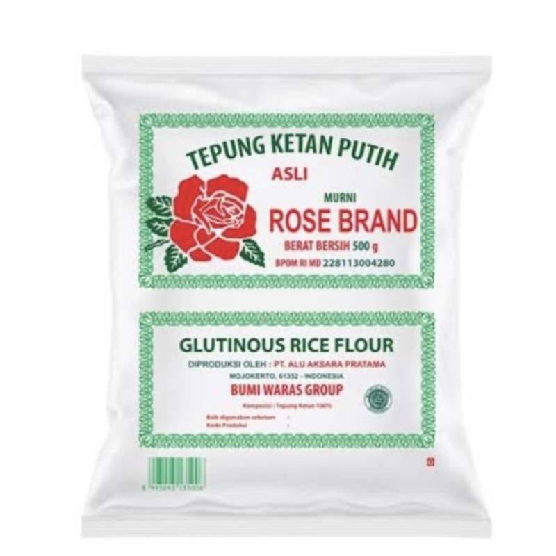 

Tepung Ketan Putih Rose Brand 500gram
