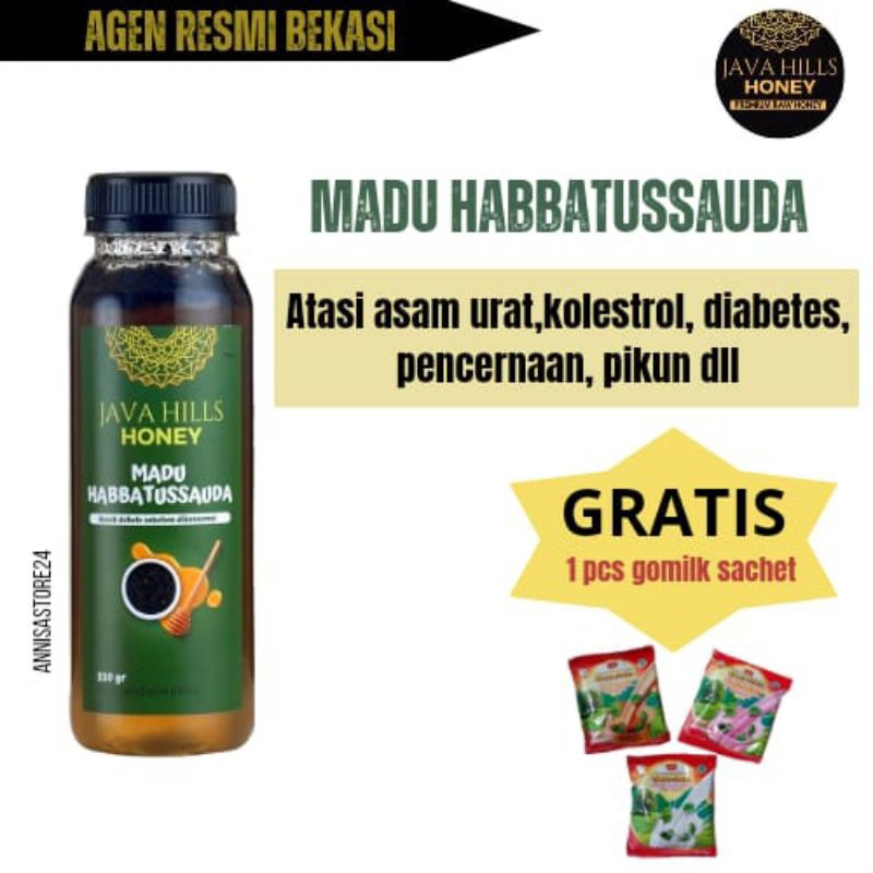 

Madu Habbatussauda 320gr Javahills Honey - Mengatasi Kolesterol, Asam Urat, Diabetes