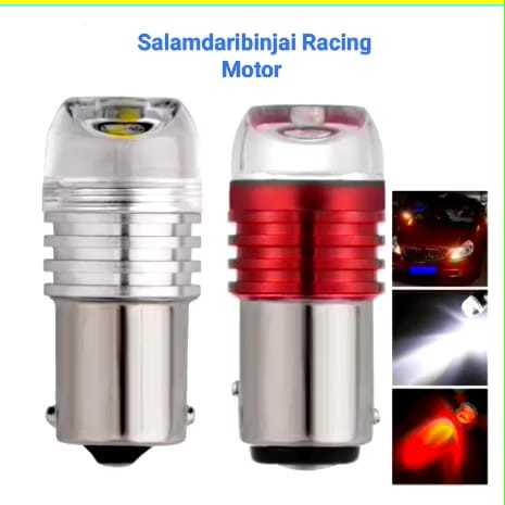 Bohlam Lampu Stop Bayonet Kedip Flash Lampu Led 3 Mata Stop Rem Belakang Lampu Rem belakang lampu be