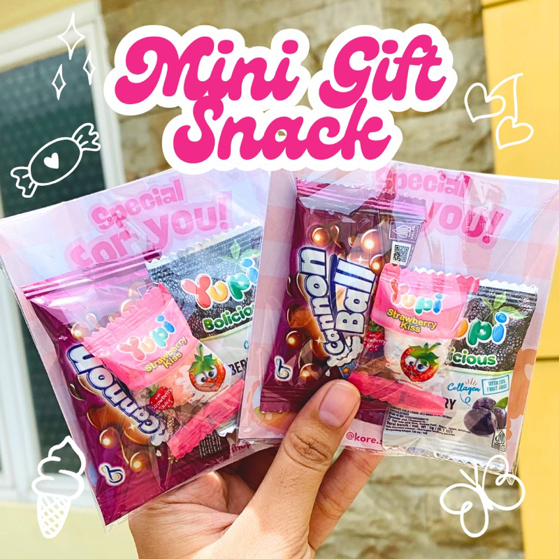 

MINI GIFT SNACK CANNON BALL PERMEN YUPI / HADIAH KECIL