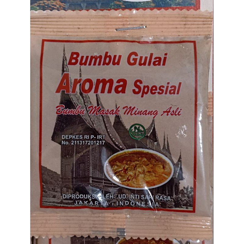 

Bumbu Gulai Aroma Spesial Per Renceng Isi 20 Sachet