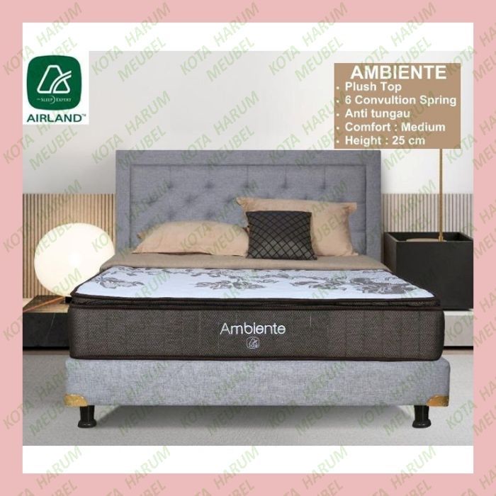 kasur matras matres mattress springbed spring bed airland ambiente putih premium empuk tebal tinggi 