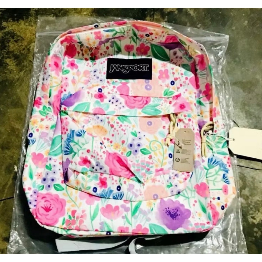 TAS RANSEL WANITA JS JANSPORT SPORT BAGS SAKURA PINK BACKPACK