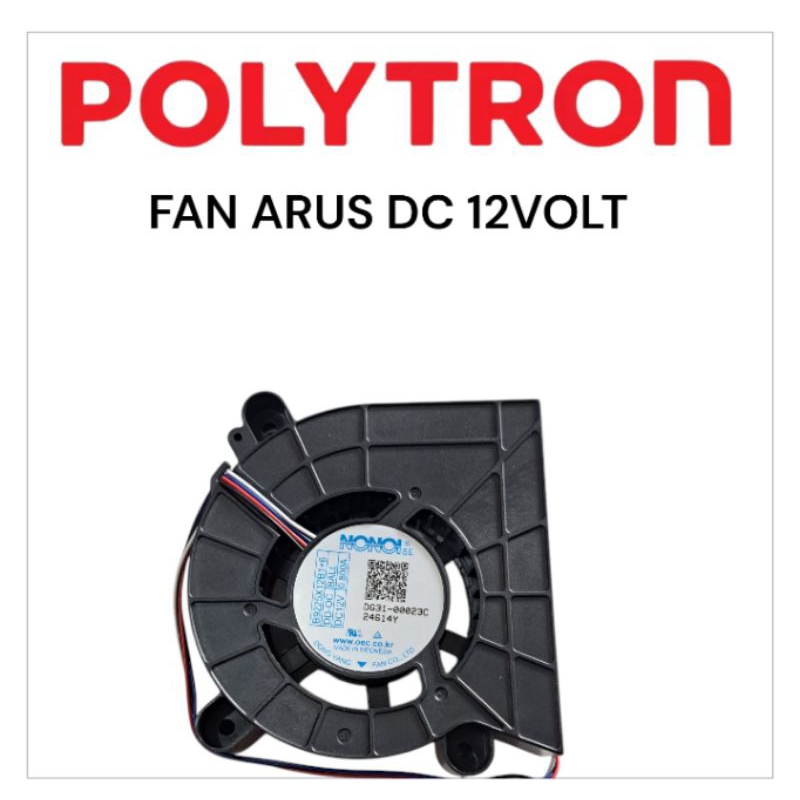 DINAMO MOTOR FAN KULKAS POLYTRON ARUS DC 12 VOLT ORIGINAL