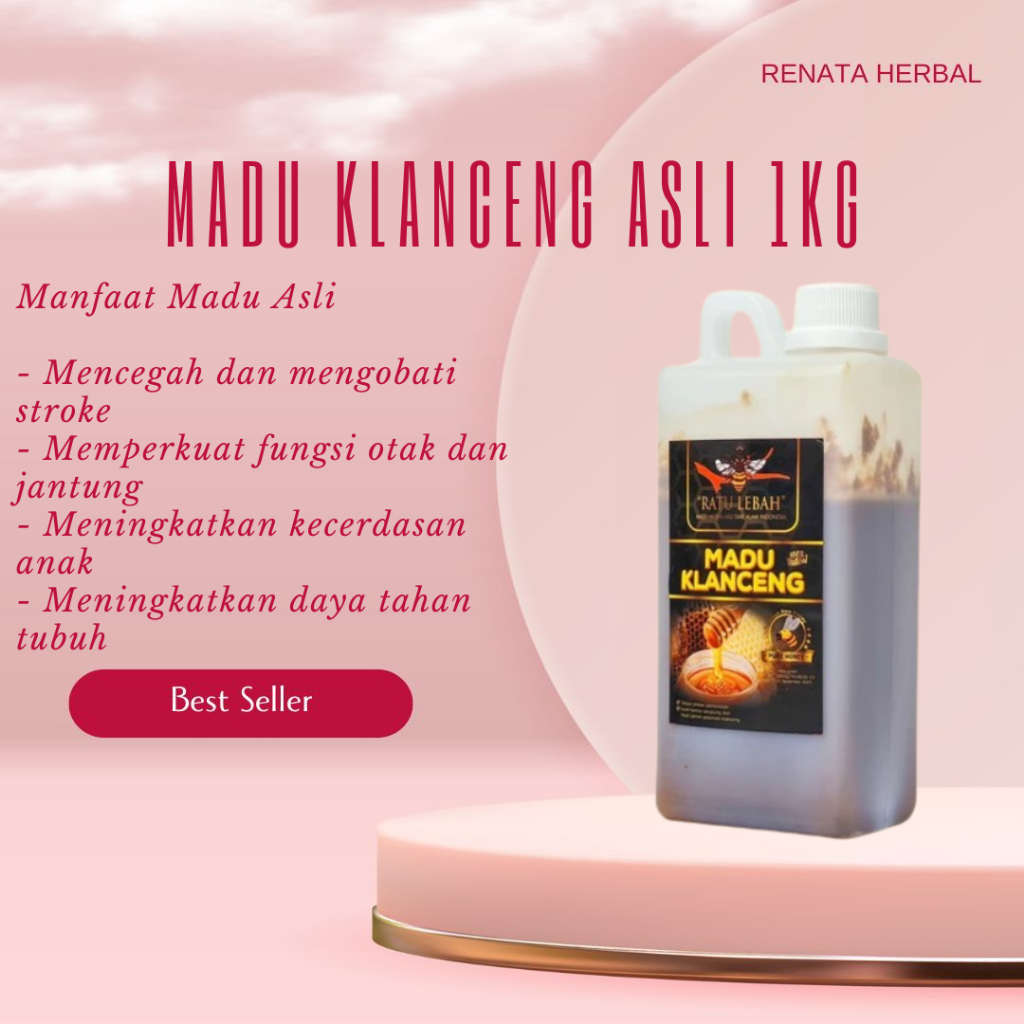 

Original Madu Klanceng Asli 1 kg Ratu Lebah