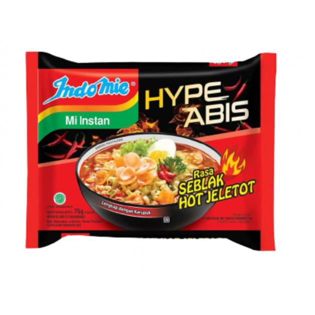 

Indomie Hype Abis Seblak Hot Jeletot 75 gr