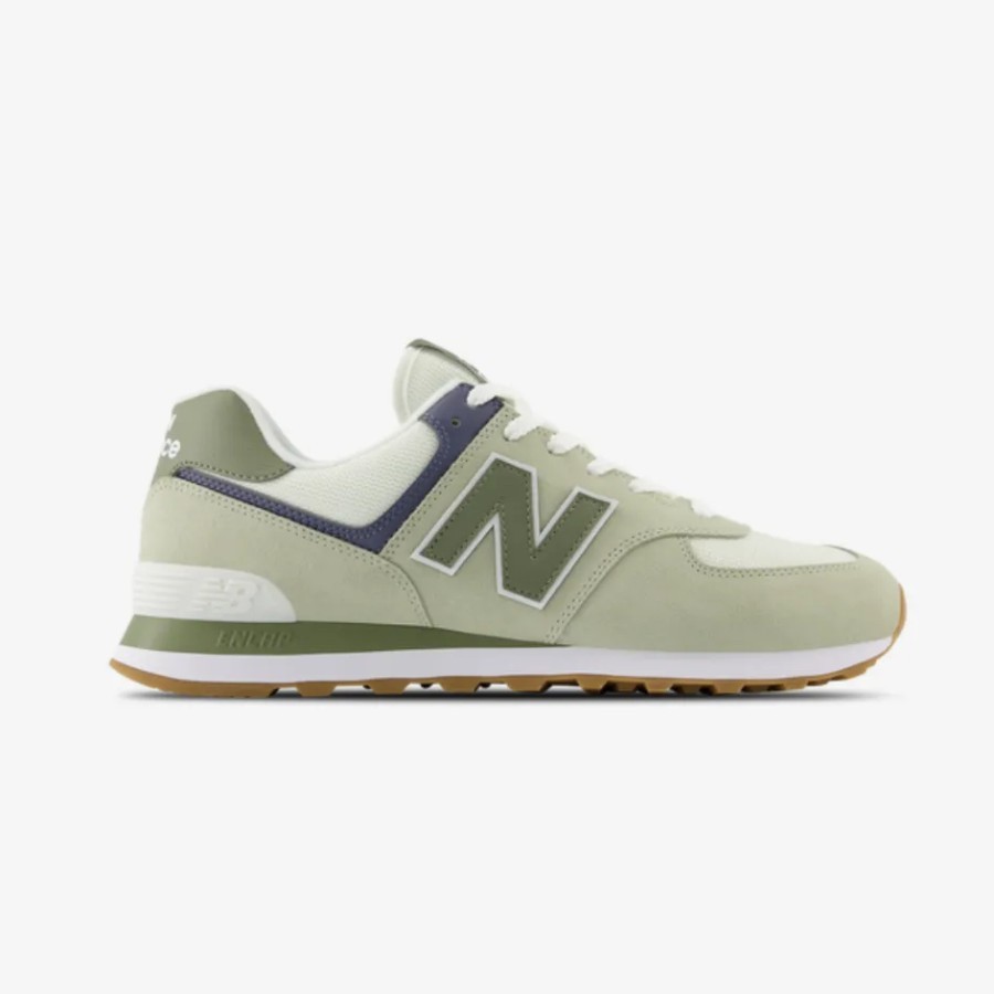 NB 574 Moss Green/Mesh Suede U574FOD ORIGINAL 100%