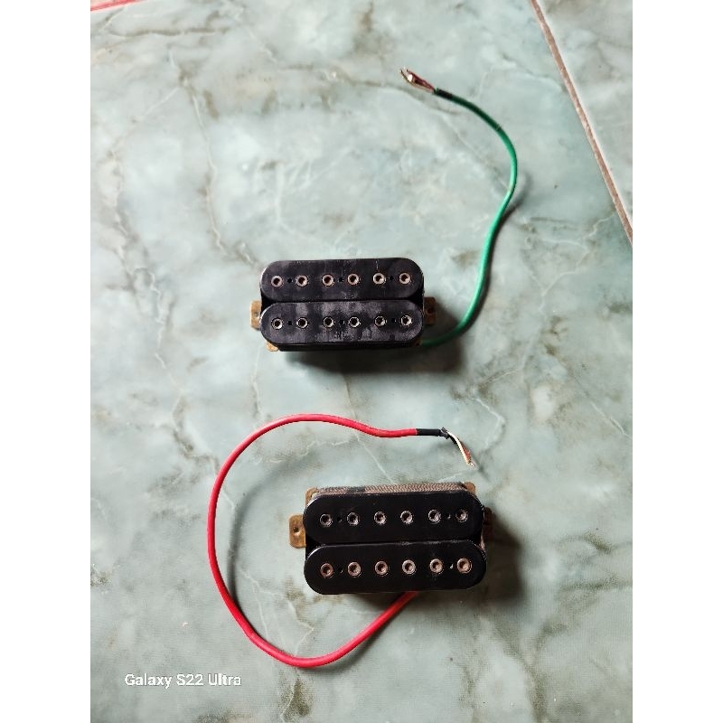 pickup gitar inf 3/4 bridge dan neck copotan gitar ibanez