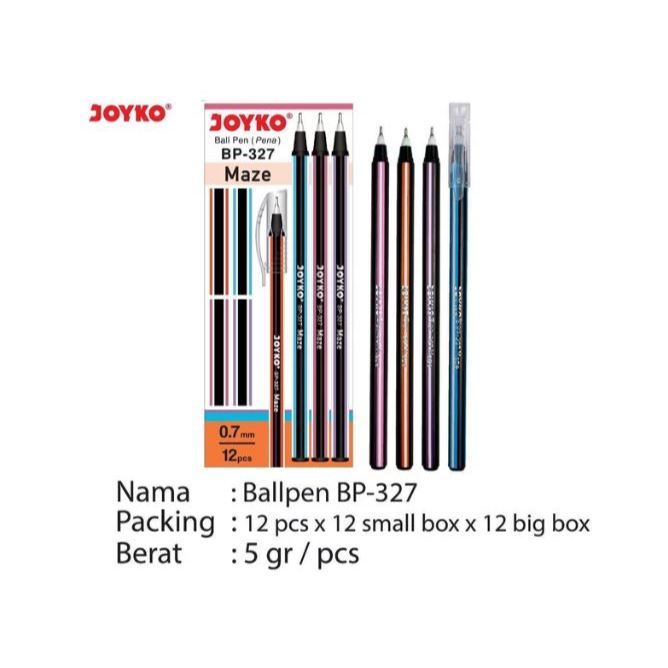 

PROMO TERMURAH Pulpen JOYKO MURAH Maze BP-327 LUSIN