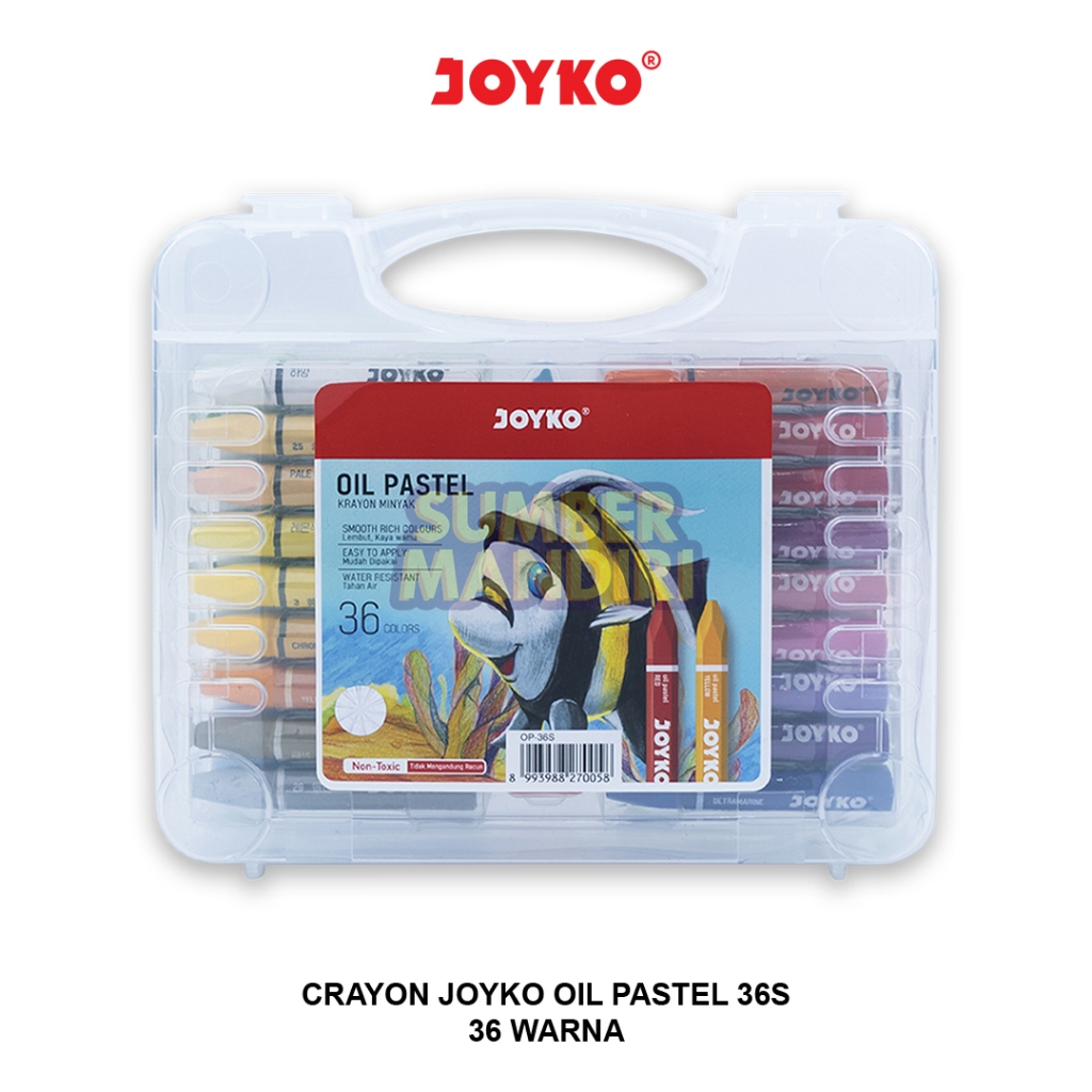 

Crayon JOYKO 36 Warna / Crayon Oil Pastel 36 Warna / Krayon JOYKO 36S