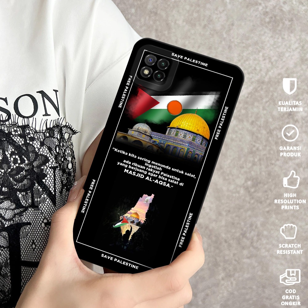 Case Xiaomi Redmi 9C - Casing Hp Xiaomi Redmi 9C Motif Palestine - Softcase Xiaomi Redmi 9C - Softca