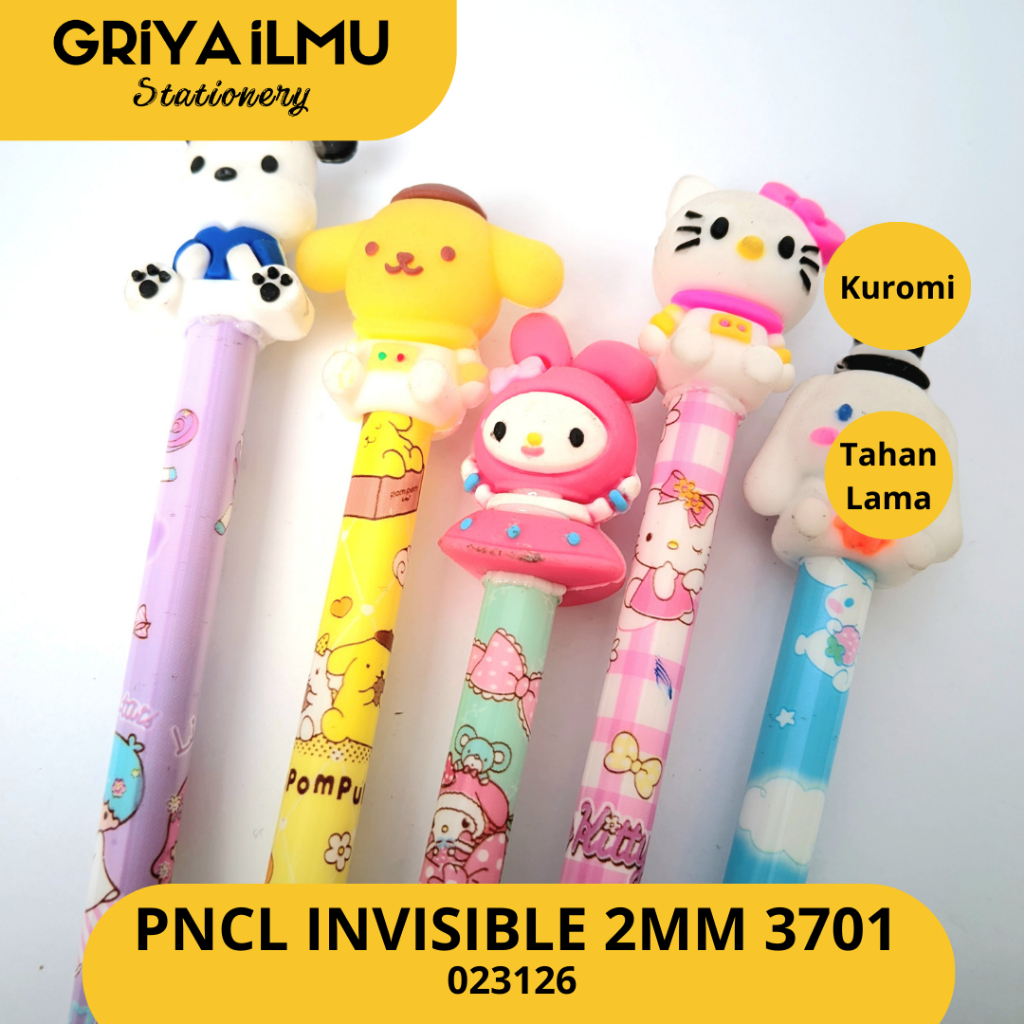 

PENSIL ETERNAL 3701 KEPALA SANRIO / PENSIL ABADI KUROMI CINNAMOROLL(023126)