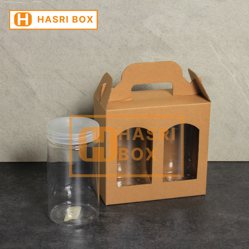 

( 10 Pcs ) Dus Toples Jar 1000ml Isi 2 Box Jinjing Toples Tabung 1 Liter Kotak Packaging Kardus Hampers Parcel Hari Raya