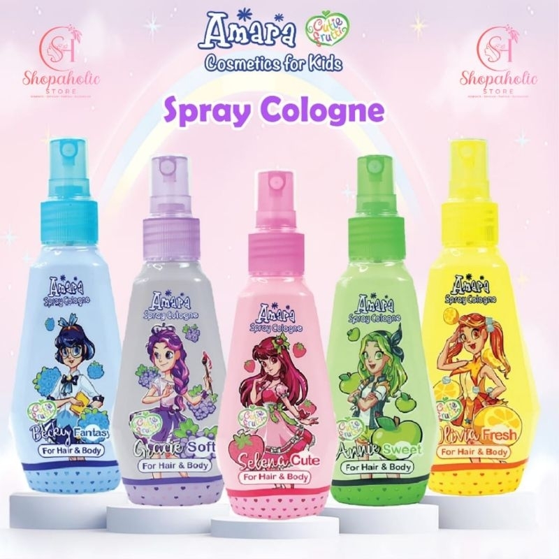 🩷 Shopaholic28 🩷 Amara spray cologne kids parfum wangi wangian anak for hair & Body 100ml