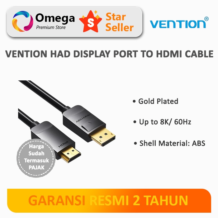 Vention HAD Kabel DisplayPort to HDMI