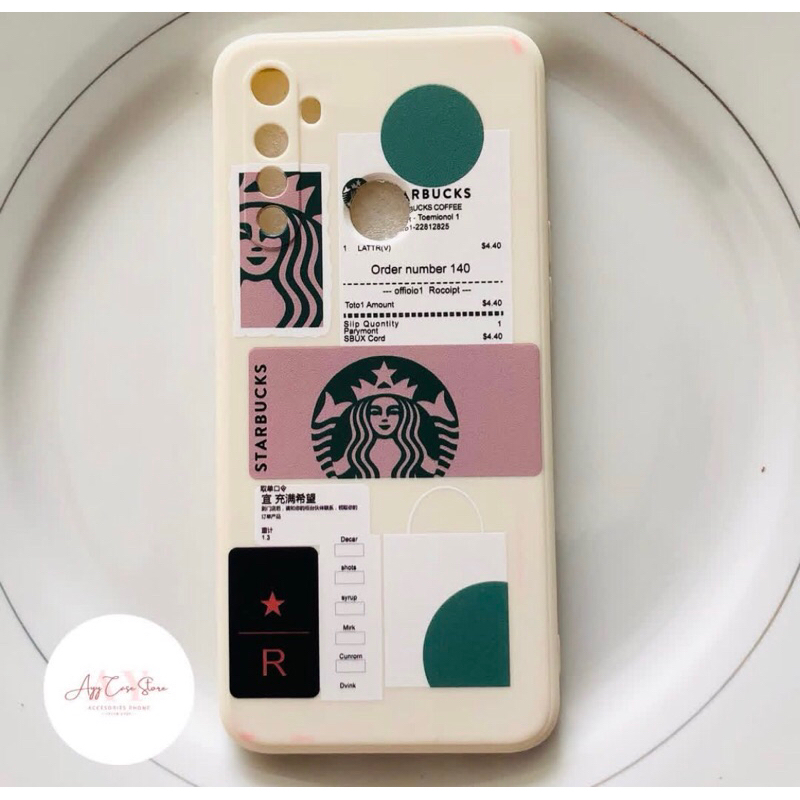 CASE STARBUCKS REALME 5/5i/6i/C3