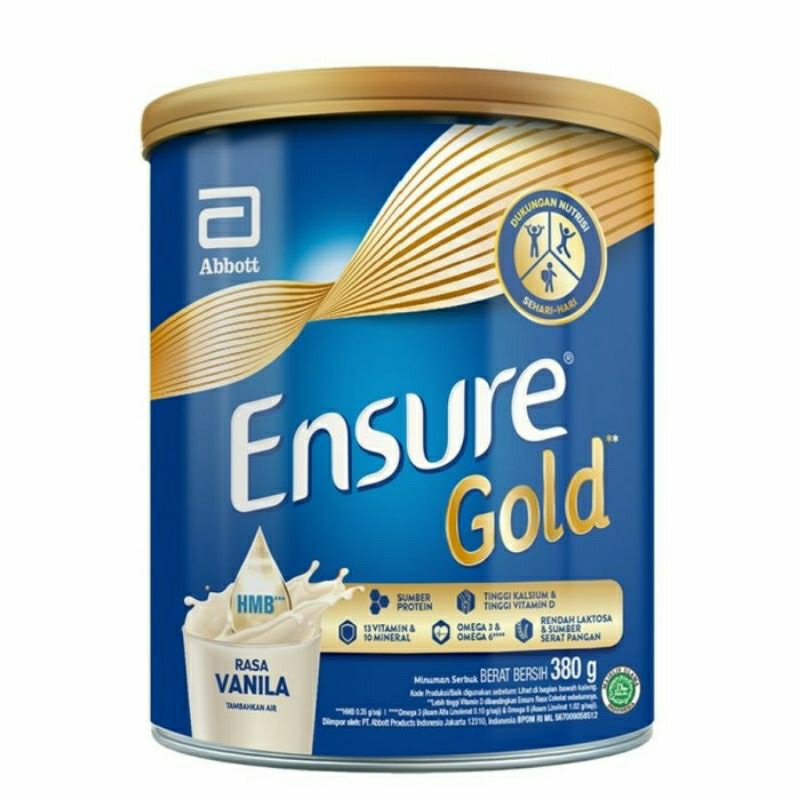 

Ensure Gold Vanila 380gr (ED AKHIR JULI 2025)