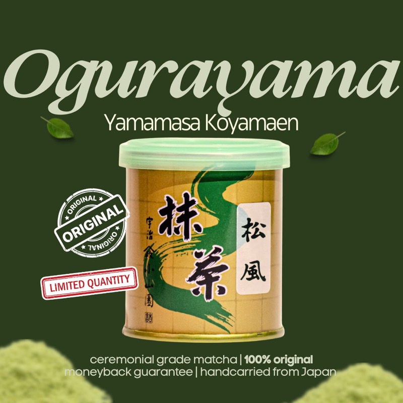 

READYSTOCK! Yamamasa Koyamaen Usucha Ogurayama | Ceremonial Grade Matcha | 100% ORIGINAL JAPAN