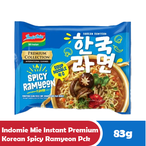 

INDOMIE MIE INSTANT PREMIUM KOREAN SPICY RAMYEON PCK 83g