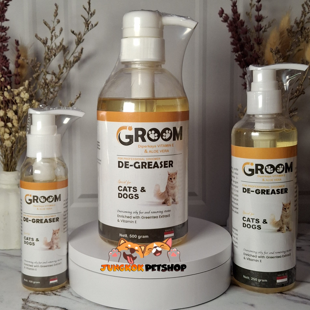 Groom Degreaser Groomers Goop - Cream Pemutih Bulu Kucing Anjing - Degreaser Hewan