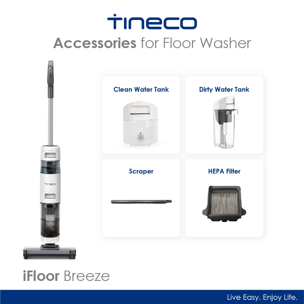 Tineco IFLOOR Breeze Attachments & Exchangeable