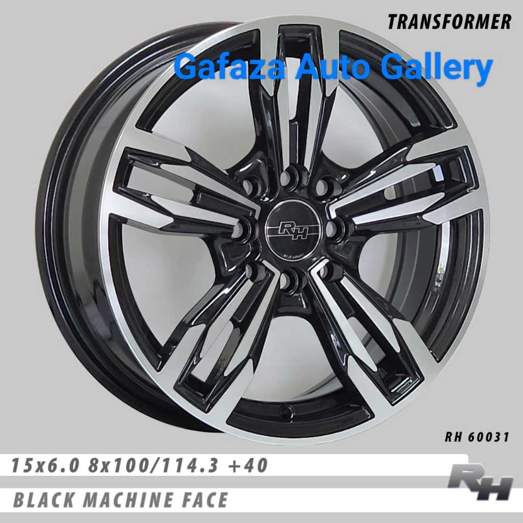 Velg Racing Mobil RH R15 X6 H4X100/114,3 ET40 BMF