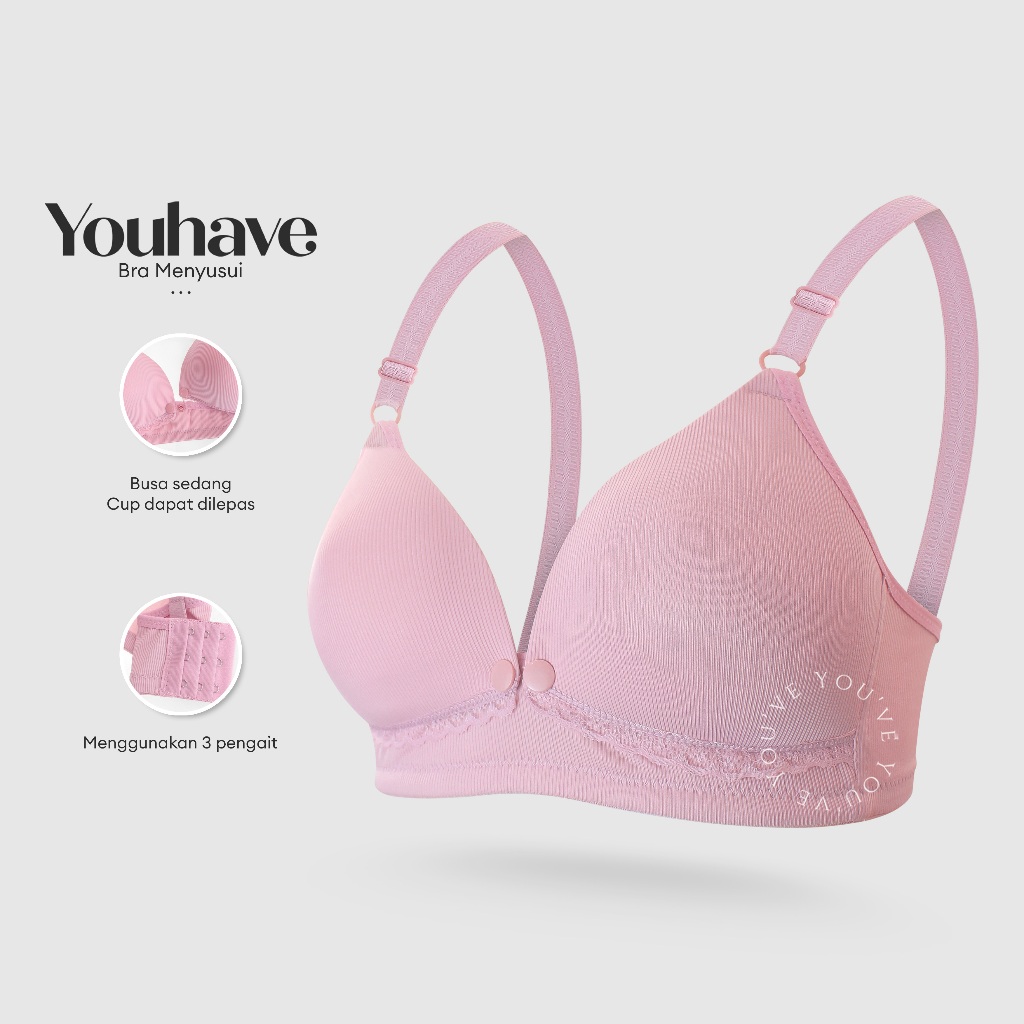 YOUHAVE Bra Menyusui BH Menyusui BH Wanita BH Maternity Bra 100121