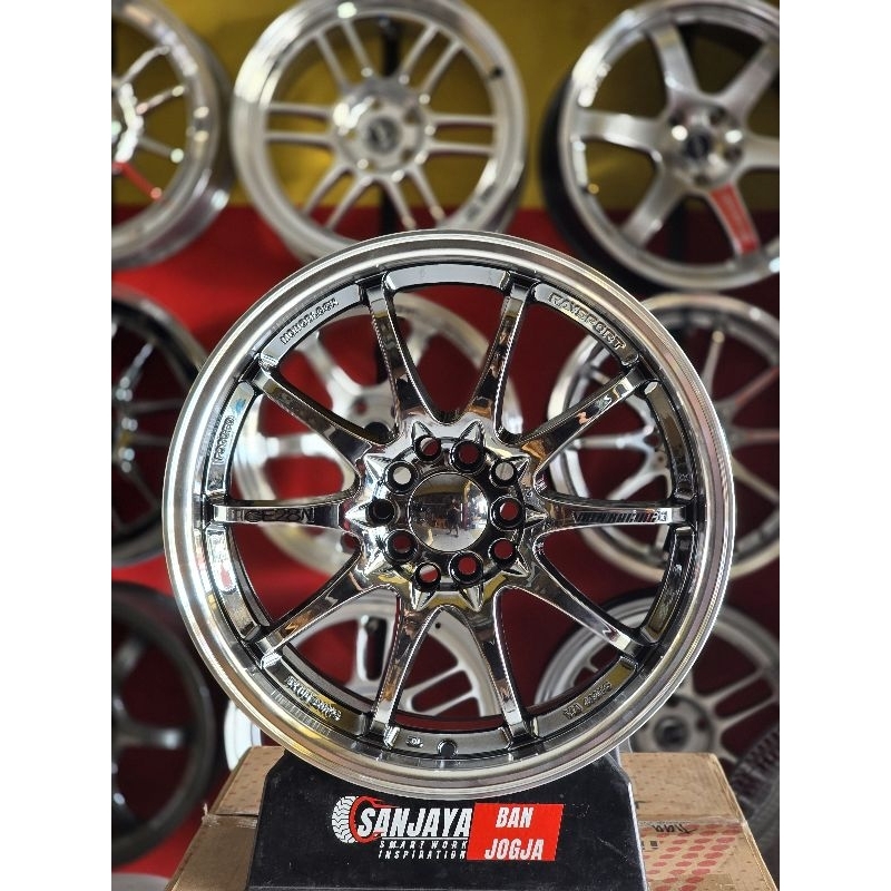 Velg CE28 Blackchrome R17 Kondisi Baru