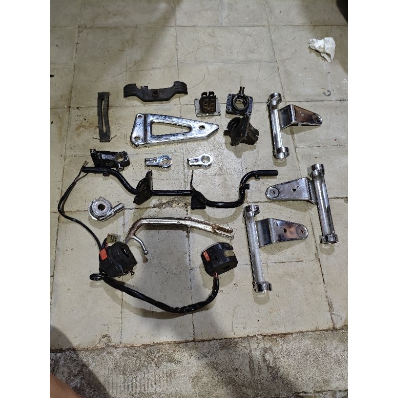 BESI BARSTEP KUPINGAN LAMPU STANDAR SAMPING RXKING RX KING ORI ASLI COPOTAN SECOND