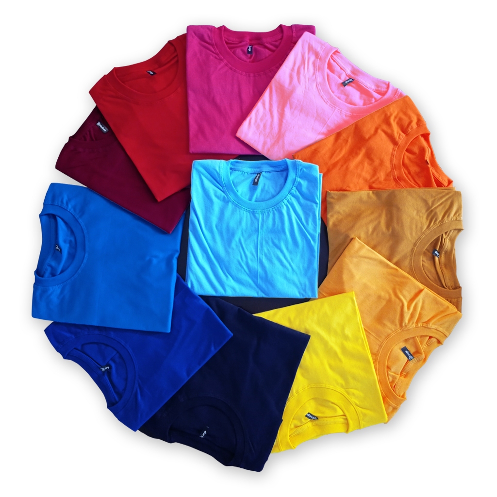 RB kaos tunik anak polos combed 30s / atasan anak perempuan