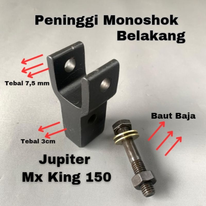 Peninggi Monoshock Belakang Mx King 150 Pnp Monoshock Jupiter Mx King