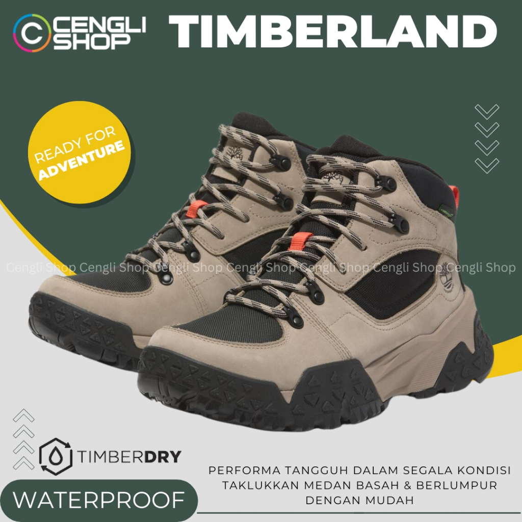 SEPATU GUNUNG TIMBERLAND PRIA ORIGINAL OUTDOOR HIKING BOOTS BOOT SNEAKERS SNEAKER WATERPROOF TM56