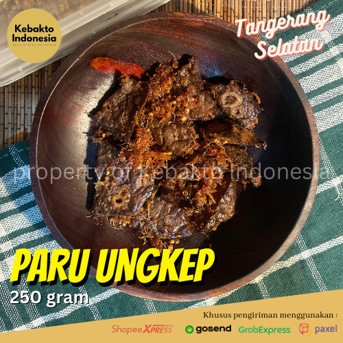 

(SIAP GORENG) Paru Ungkep/Dendeng Paru Basah